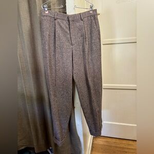 ASOS Men's Classic Checkered Dress Pants 50% wool - Black and White